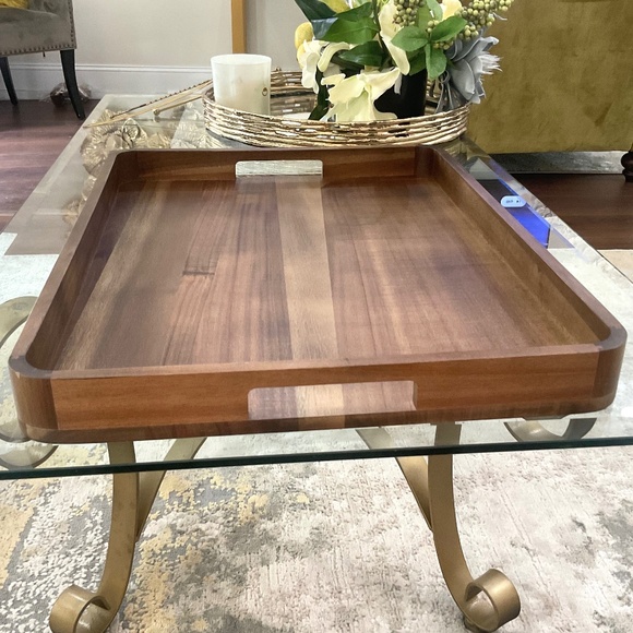 iDESIGN Acacia Wood Serving Tray - Picture 4 of 7